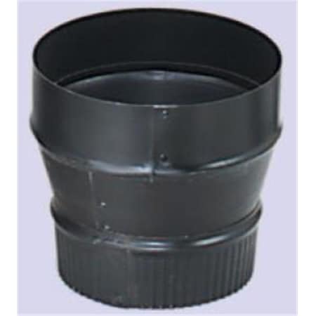 Integra Miltex Imperial Manufacturing Group BM0080 24-ga Snap-Lock Black Stovepipe 7 Inch  To 8 Inch  Increaser  Crimp On Small End 73485